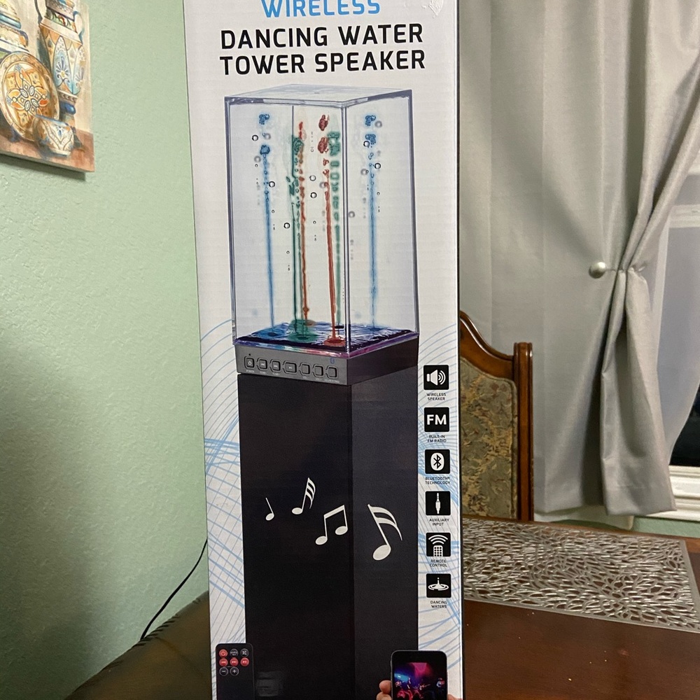 Dancing tower dancing speaker